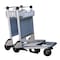 Vestil Multi-Use Cart, Brakes, Nestable, 550 lb., Aluminum, 550 lb Load Capacity, 1 Shelves, 39-1/2" L, 39" H LUG-B - alternate 2
